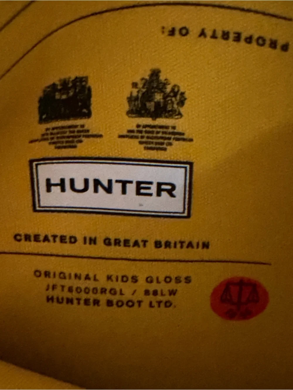 Hunter Original Yellow Rain Boots | Big Kids 3 Boys/4 Girls
